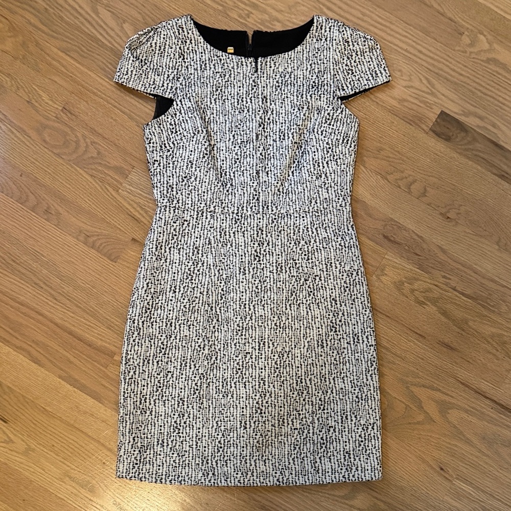 Elegant Black and White Women's Dress